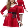 Smiffys Curves Santa -Cosplay Equipment Store hooded santa 1