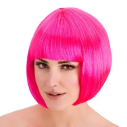 Wicked Coloured Bobs -Cosplay Equipment Store hot pink bob