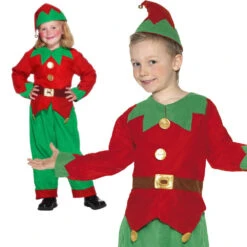 Smiffys Elf Costume, Child