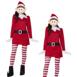 Smiffys Elves Behavin' Badly Ladies Elf Costume