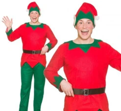 Wicked Mens Christmas Elf Costume