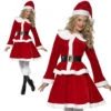 Smiffys Miss Santa Costume With Muff -Cosplay Equipment Store miss santa 2 1