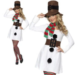 Smiffys Miss Snowman Costume
