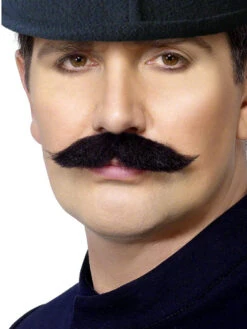 Smiffys London Bobby Moustache Black