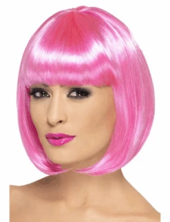 Smiffys Partyrama Wig - On Top Promoted -Cosplay Equipment Store pinkbob