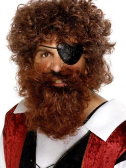 Smiffys Deluxe Pirate Beard Brown