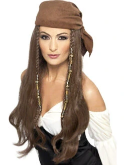 Smiffys Pirate Wig & Headband