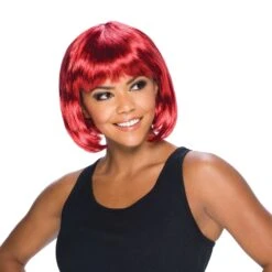 Elegance Wig -Cosplay Equipment Store red bob 1