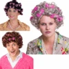 Wicked Granny Wig With Rollers -Cosplay Equipment Store roller wigs