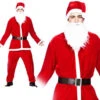 Wicked Deluxe Velour 5pc Santa Suit -Cosplay Equipment Store santa 1 4