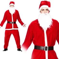 Wicked Deluxe Velour 5pc Santa Suit