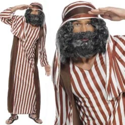 Smiffys Shepherd Costume, Brown And White