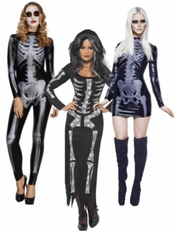 Smiffys Ladies Skeleton Costume