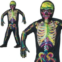 Smiffys Glow In The Dark Skeleton Kids