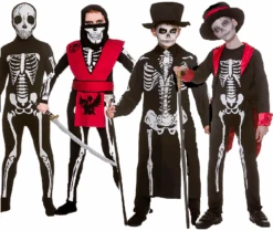 Wicked Skeleton Boys Costume