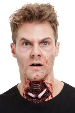 Smiffys Latex Exposed Throat Wound