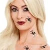 Smiffys Make-Up FX, 3D Spider Stickers -Cosplay Equipment Store spider stickers