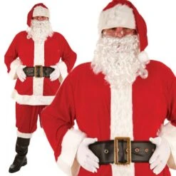 Wicked Super Deluxe 8pc Santa Suit