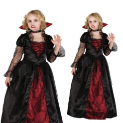 Wicked Child Vampire Princess Costume